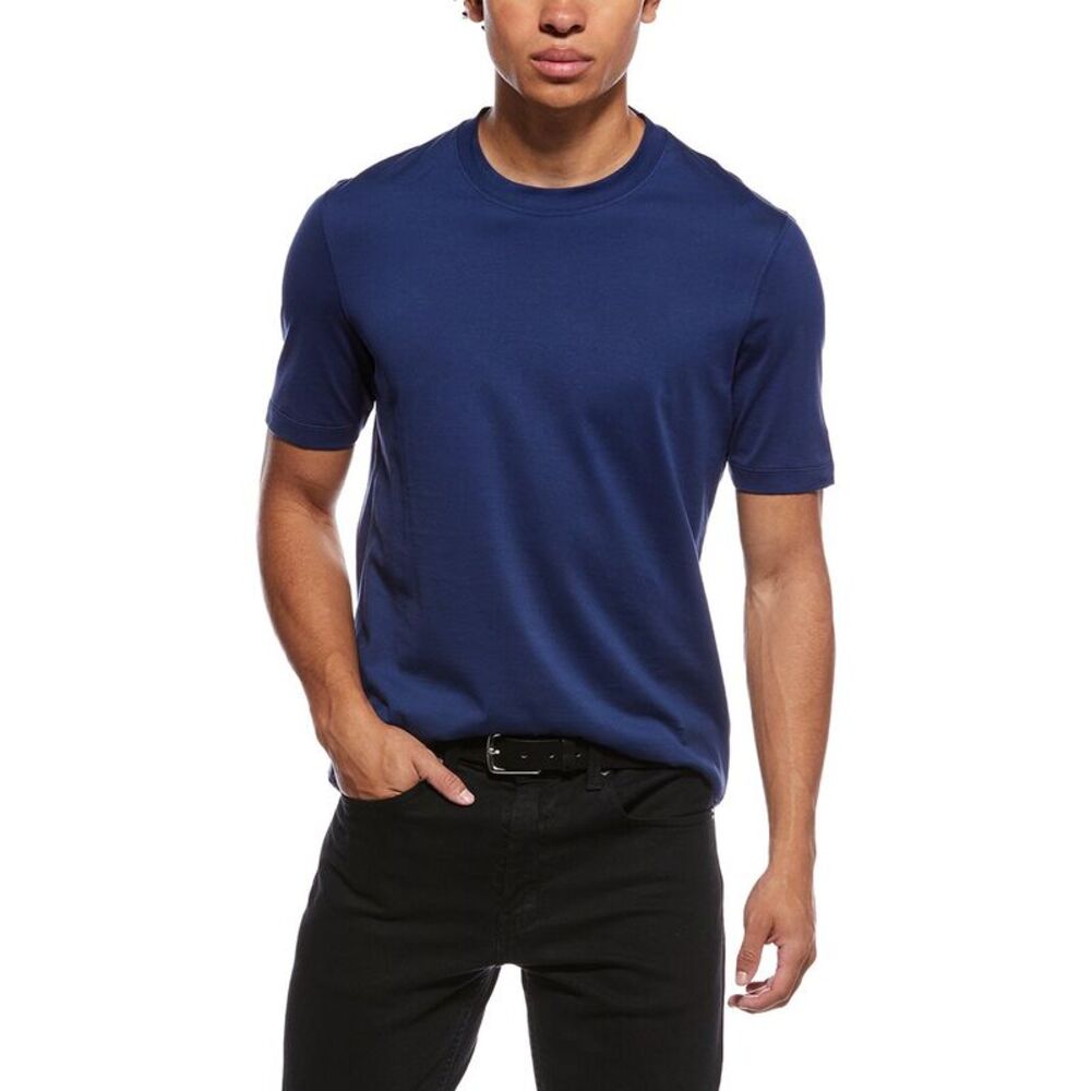 Brunello Cucinelli Mens  T-Shirt, Blue